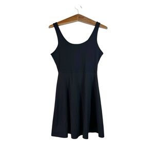 Express Black Women’s Fit and Flare Dress Classic Minimalist Size M NWT